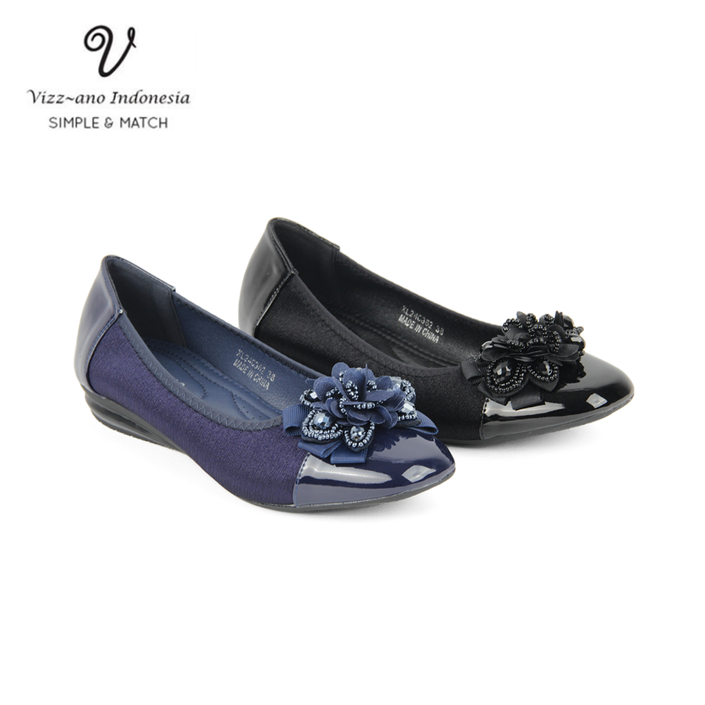 Vizzano Shoes Sepatu Flatshoes Wanita Design Lateefah