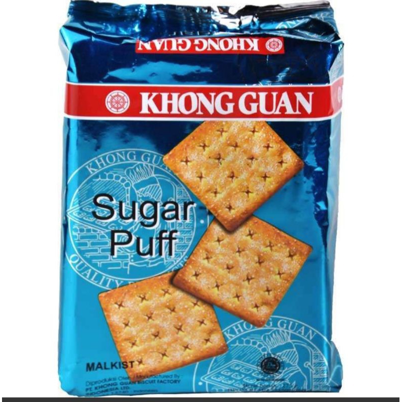 

Biskuit Khong Guan sugar puff Malkist