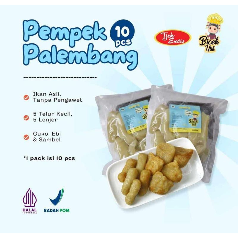 

Frozen Food Pempek Palembang 10pcs Halal BPOM