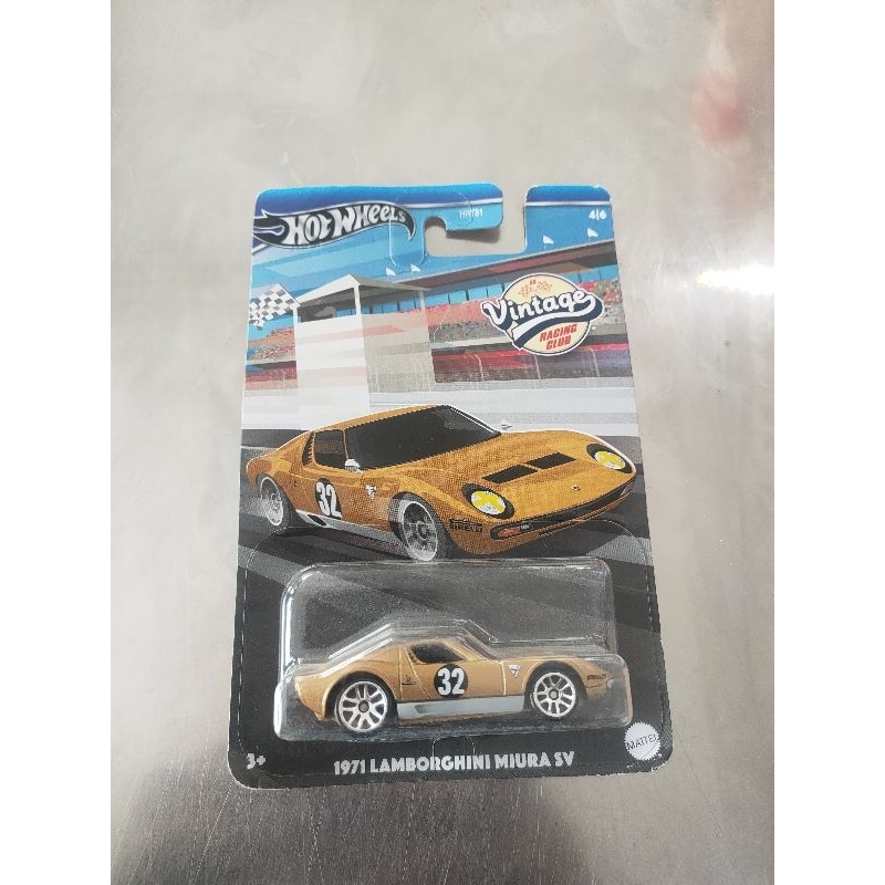 Hot wheels vintage lamborghini miura sv