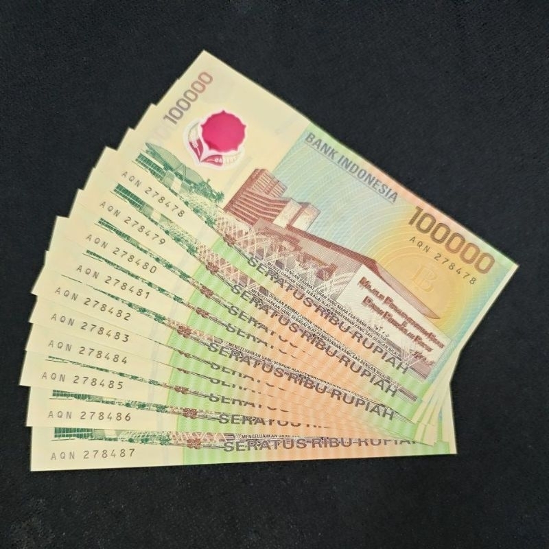 POLYMER IDR SERI URUT 10 LEMBAR TAHUN 1999