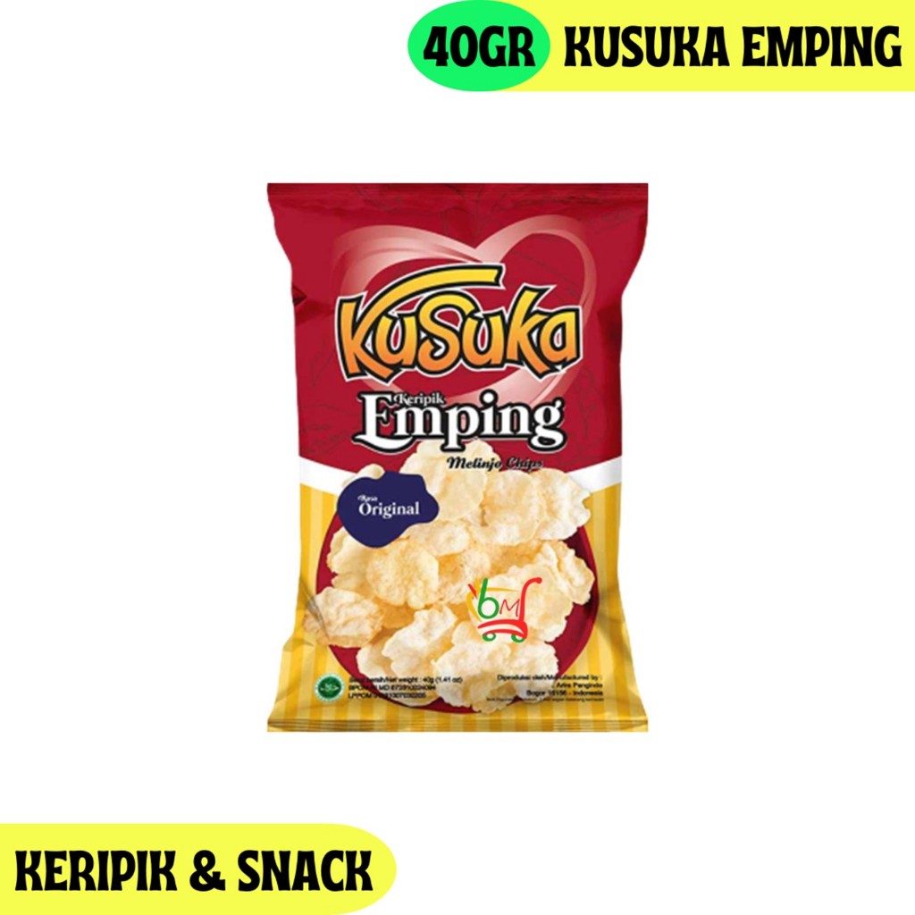 

Kusuka Keripik Emping Melinjo Rasa Asin Original