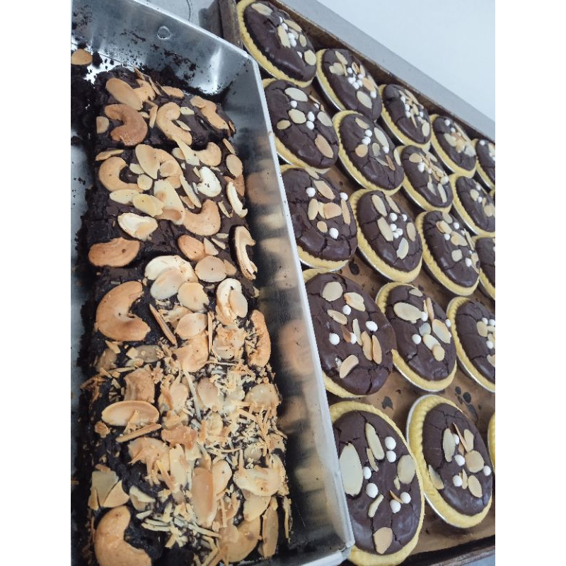 

brownies coklat fudgy