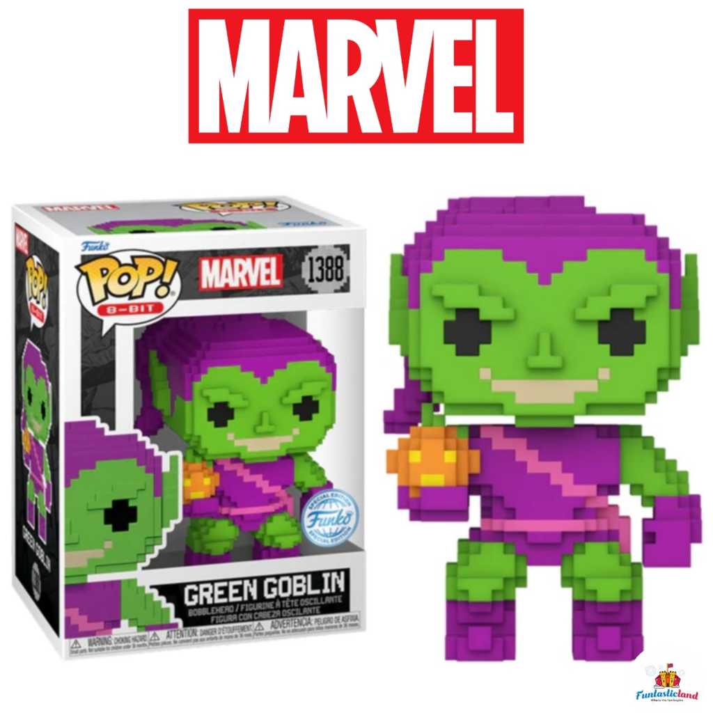 Funko POP Marvel Spider-Man - Green Goblin 8-Bit #1388