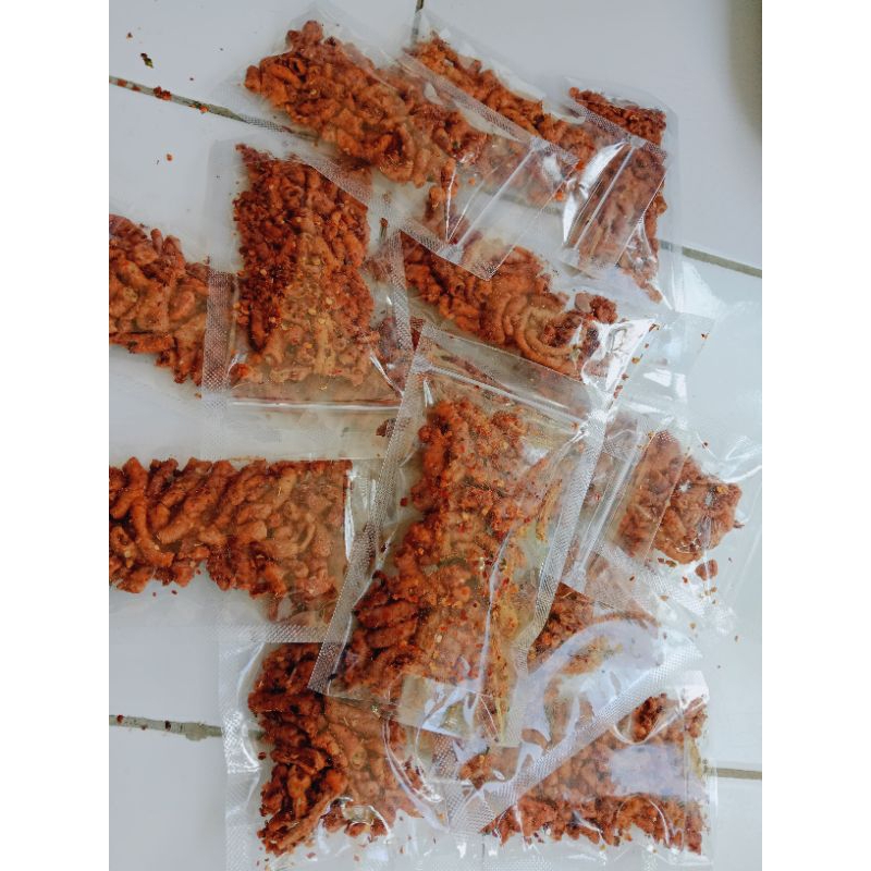 

USUS KRISPY CRISPY CHRISPY PEDAS DAUN JERUK 100gr