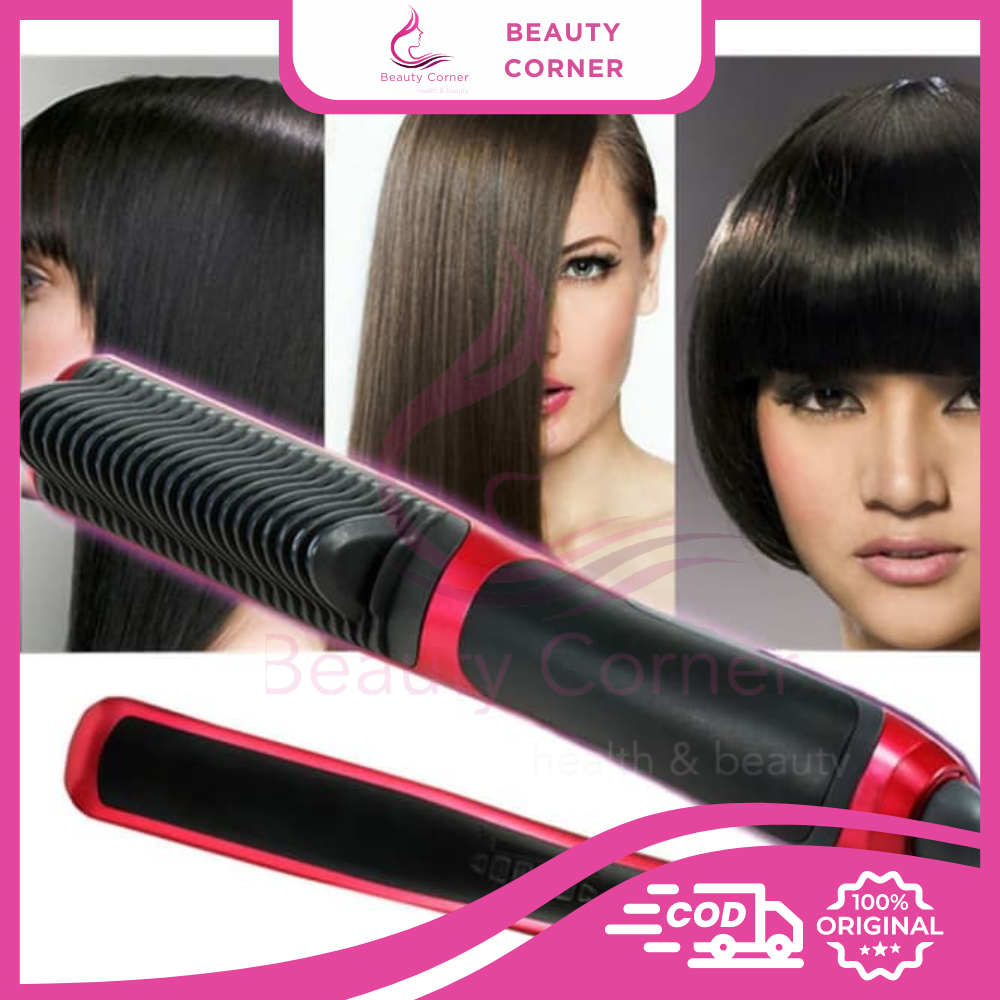 Sisir Catok Pelurus Rambut Hair Straightener ASL 908