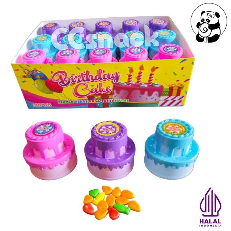 

C&J BIRTHDAY CAKE CANDY BOX ISI 30