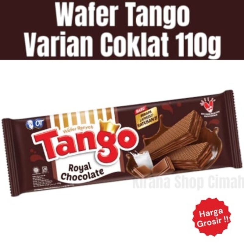 

Wafer Tango Coklat 110g Harga Grosir / ROYAL CHOCOLATE