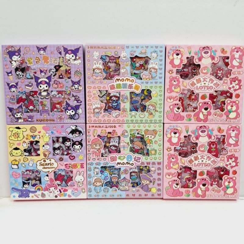 

Label Stiker 2D Mainan tempel Karakter 1pcs