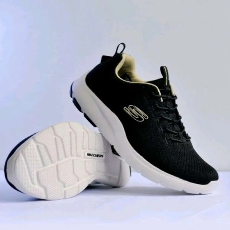 SEPATU SLIP ON PRIA SKECHERS THUNNE 8790132/BLK ORIGINAL ASLI BNIB - 45