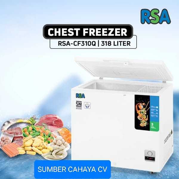 RSA Chest Freezer 310 Liter Freezer Box CF 310 CF-310 Cooler Box CF310