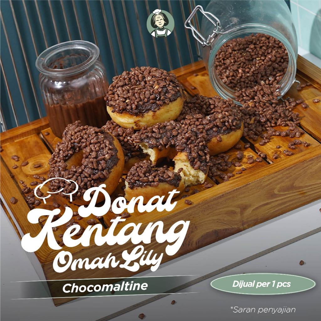 

Donat Kentang Omah Lily Chocomaltine 1 pcs