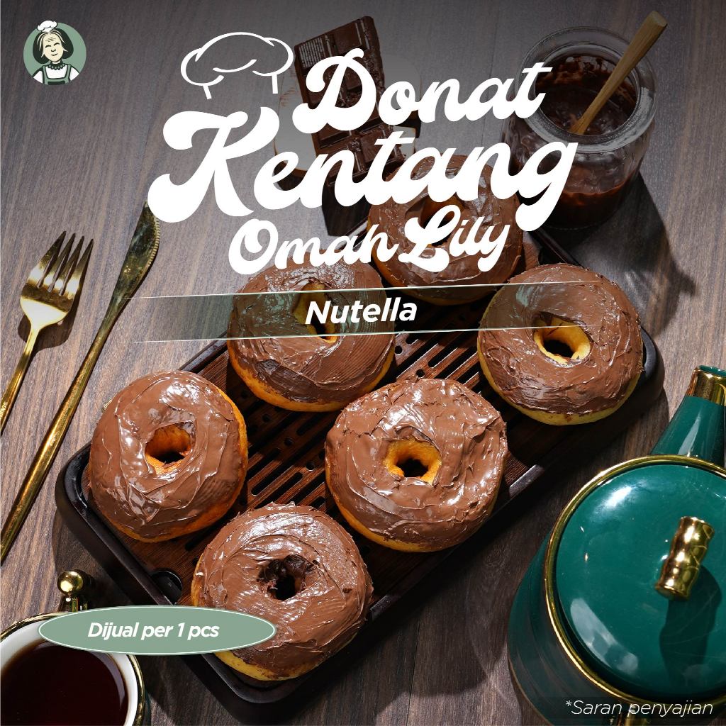 

Donat Kentang Omah Lily Nutella 1 pcs