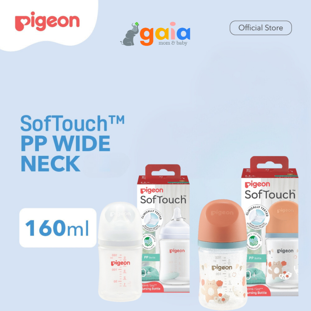 Pigeon Botol BPP WD 160ML + Soft Touch Nipple | Botol Susu
