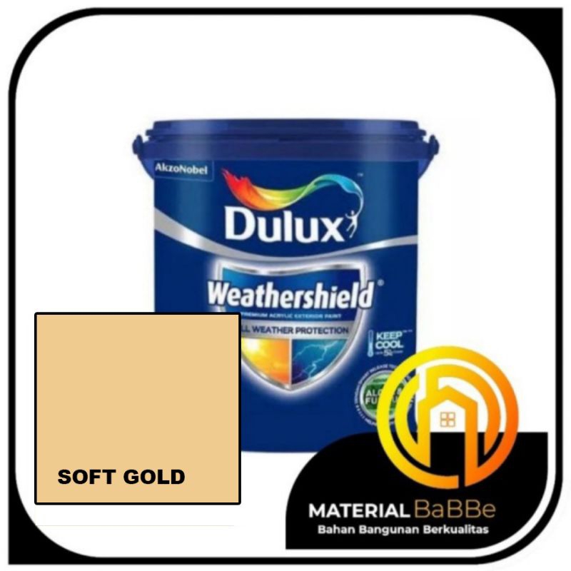 Dulux Weathershield DS Soft Gold 2,5 Liter | Cat Dinding Luar