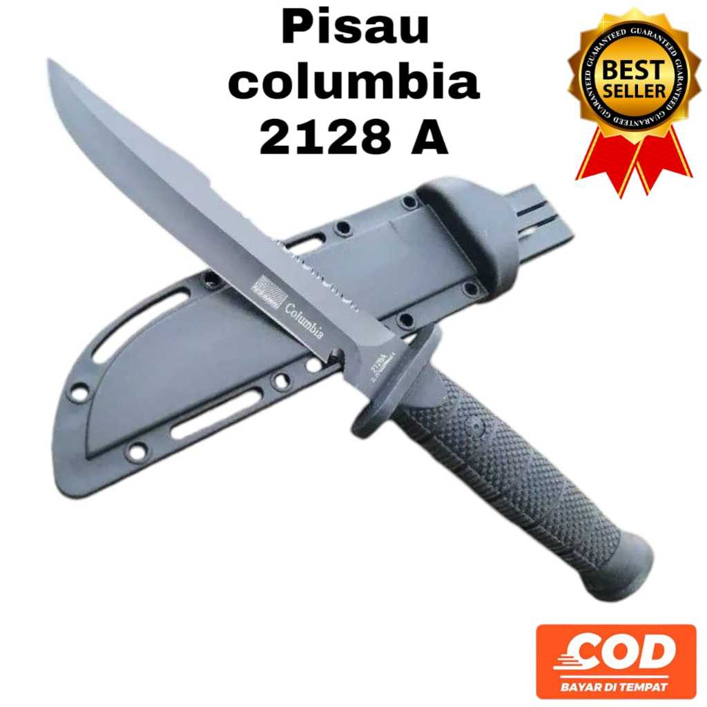 pisau columbia 2128A, pisau columbia P1284, pisau survival, pisau camping outdor, pisau columbia 212