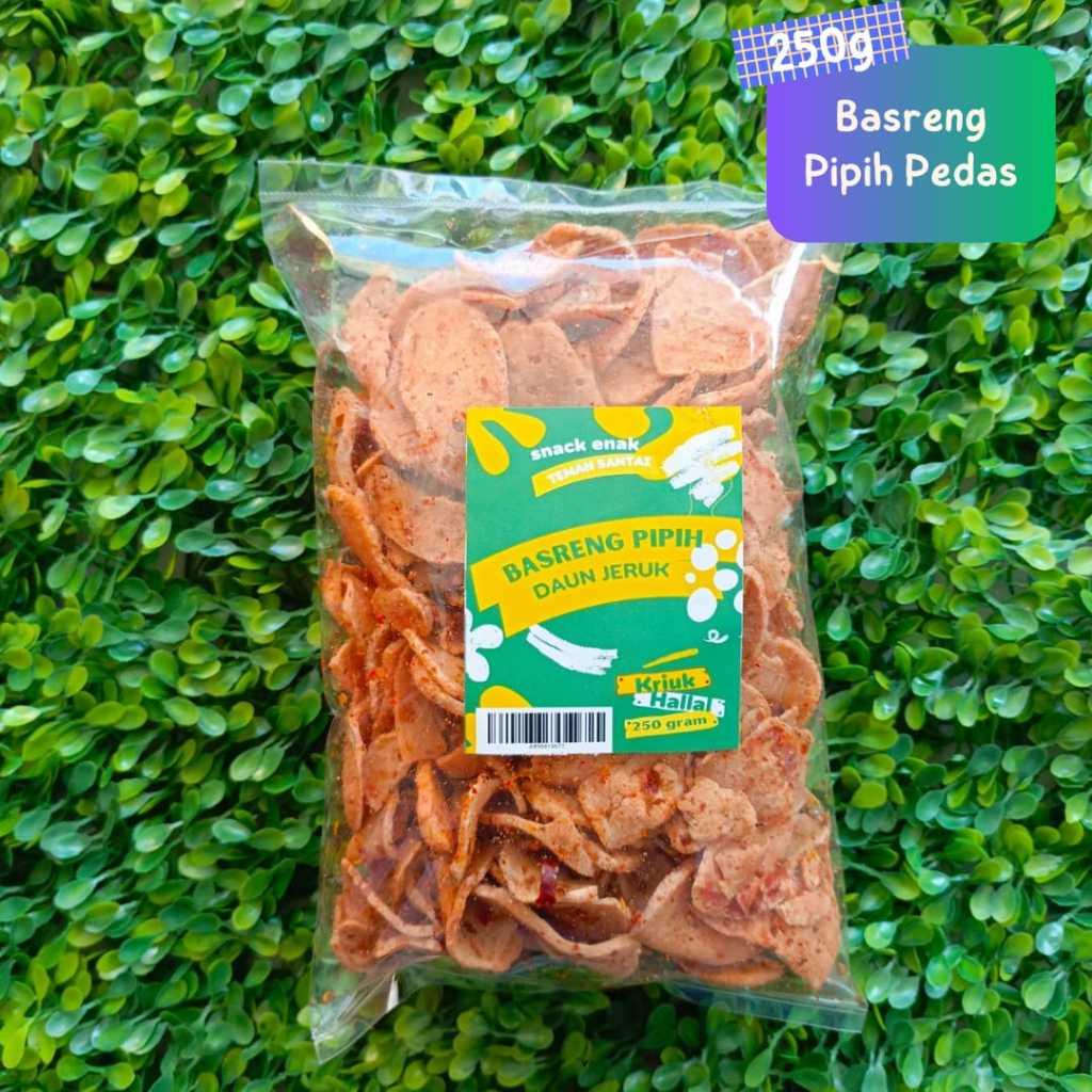 

Basreng Pipih Pedas isi 250 gr - Jajan Kiloan/Oleh-Oleh Khas Semarang