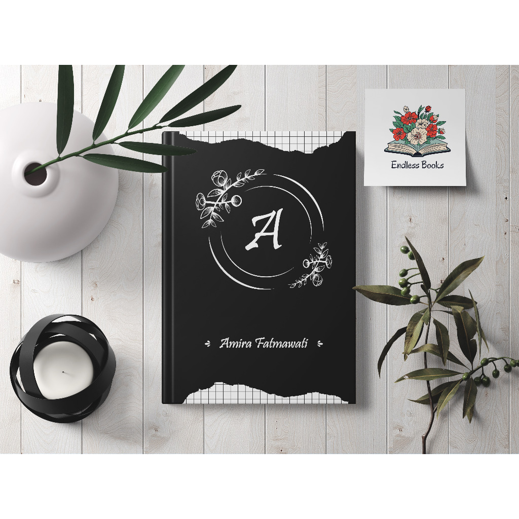 

Buku Catatan Notebook Hardcover Custom Inisial