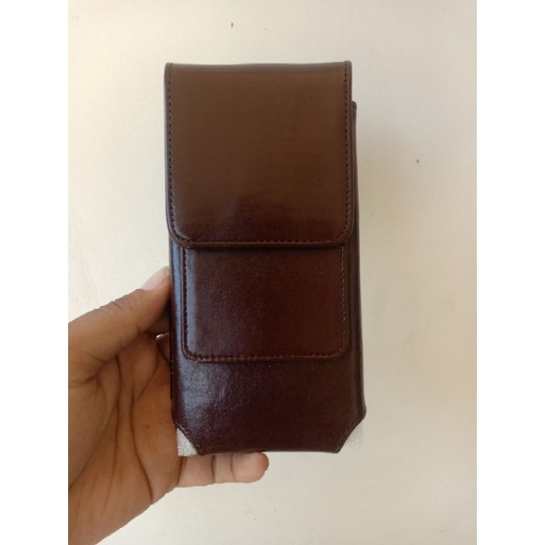Sarung Hp Pinggang Pria - Tas Pinggang Pria Kulit Asli