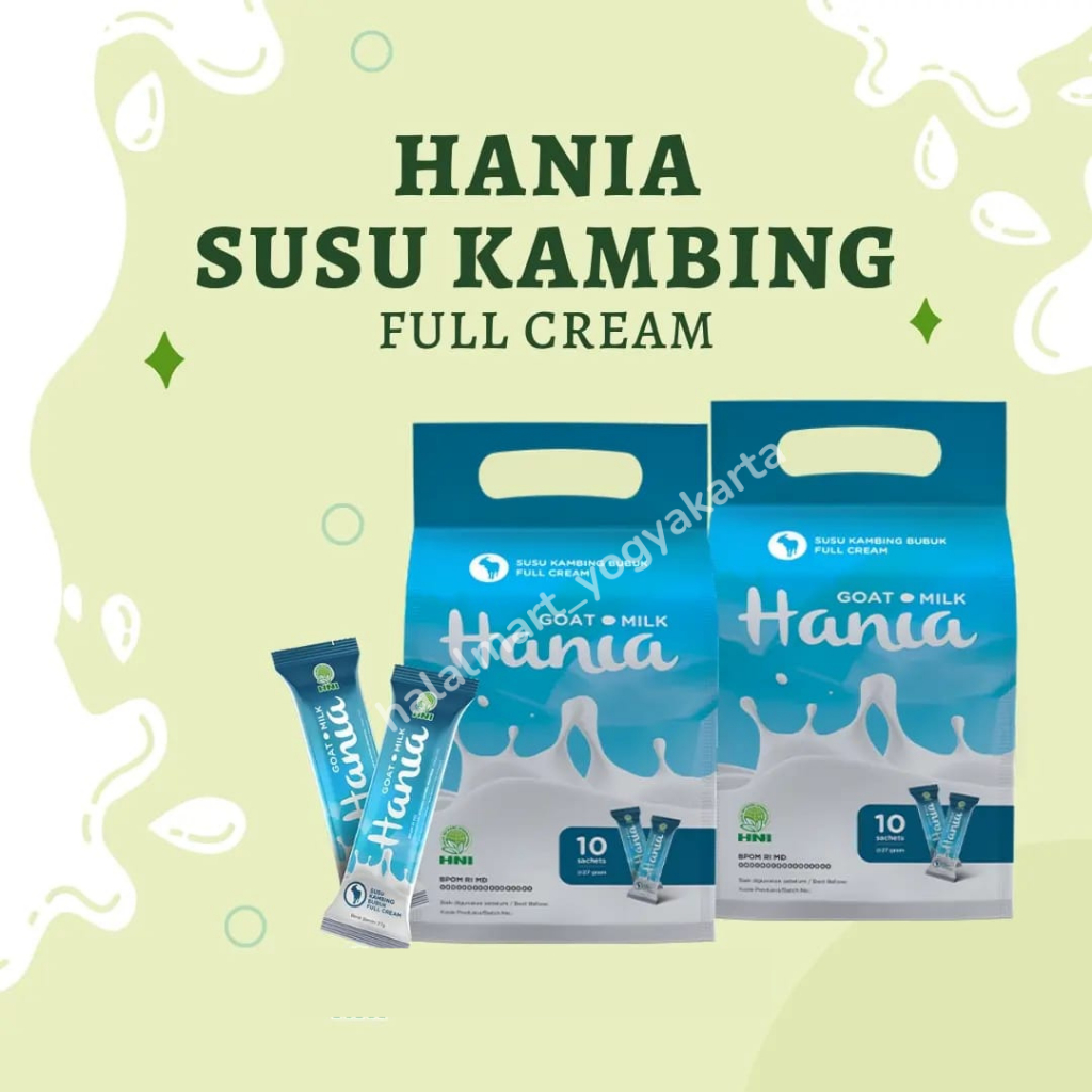 

MENJAGA KESEHATAN TULANG DAN GIGI- HANIA SUSU KAMBING FULL CREAM