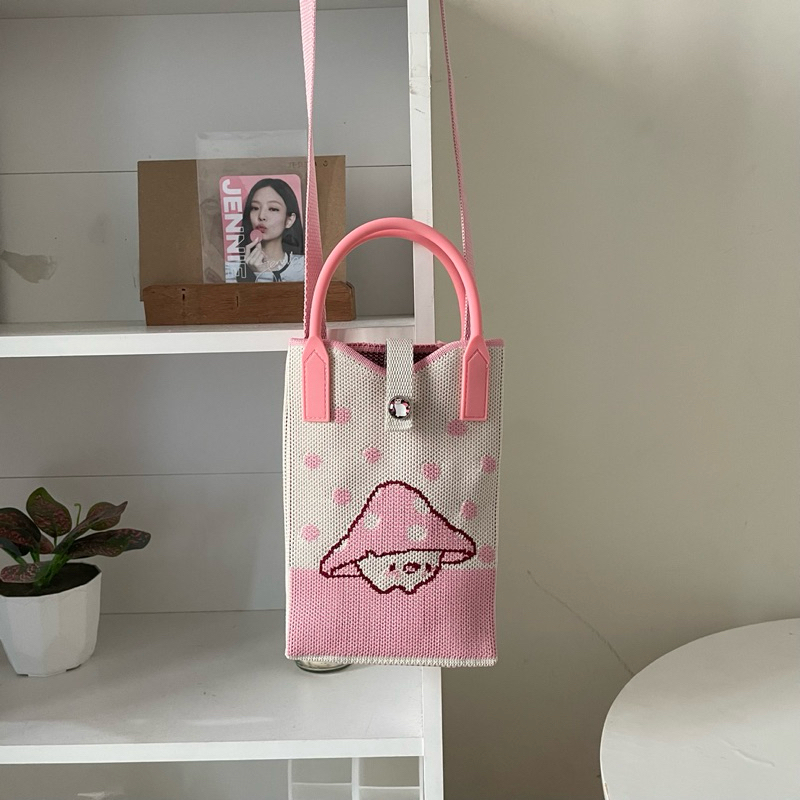 LILO Lilo Phone Bag | Tas Hp Pouch Handphone Bag Rajut Knit Tas Wanita Tali Selempang Import Bangkok