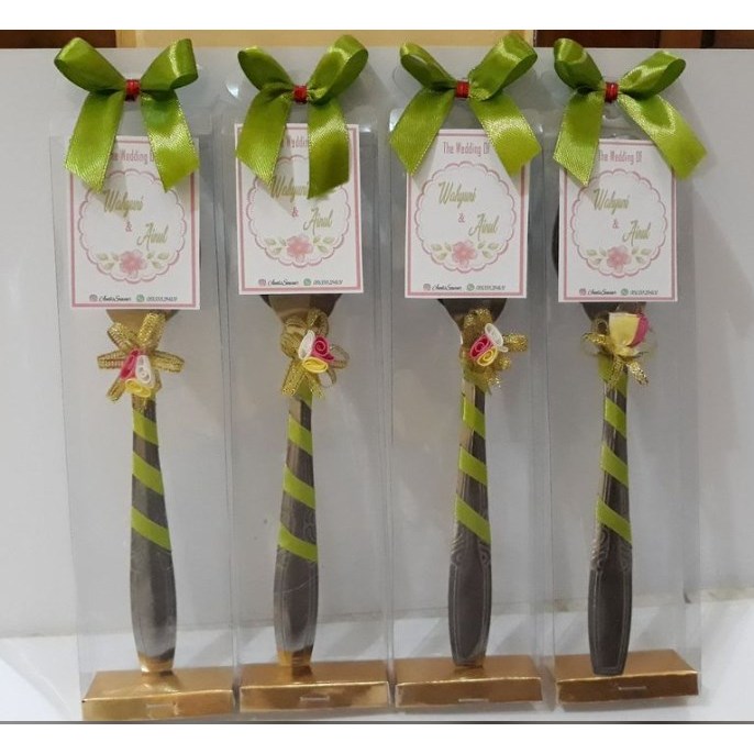kotak mika souvenir  5x2x19 untuk souvenir sendok garpu