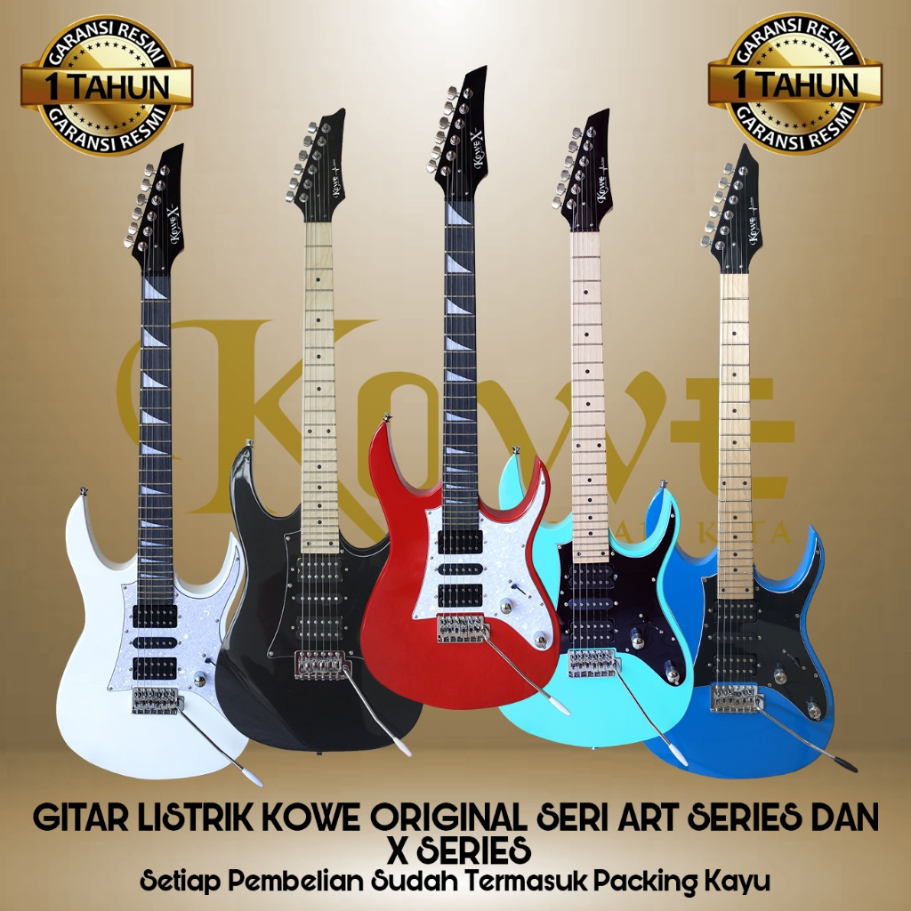 Gitar Listrik Merk Kowe Art Series Terbaru