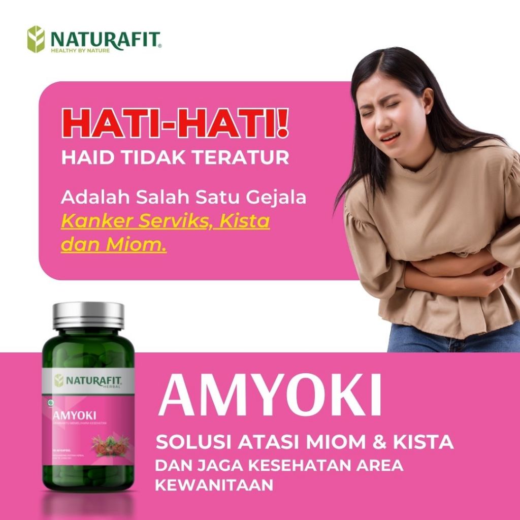 Amyoki Naturafit pulihkan tumor pada rahim