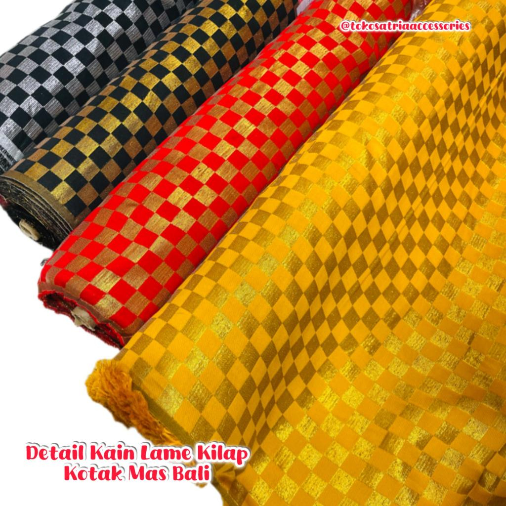 Kain Lame Kotak/Kain Lame Kilap Kotak/Kain Lame