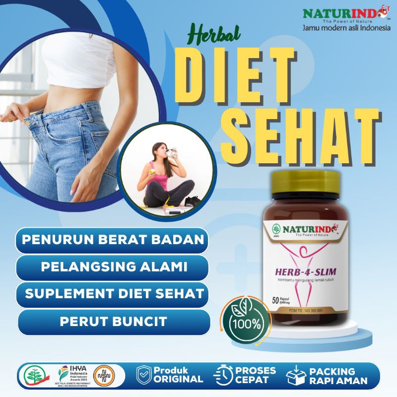 Diet Pelangsing Detox Lemak Penurun Berat Badan Herbaslim Naturindo