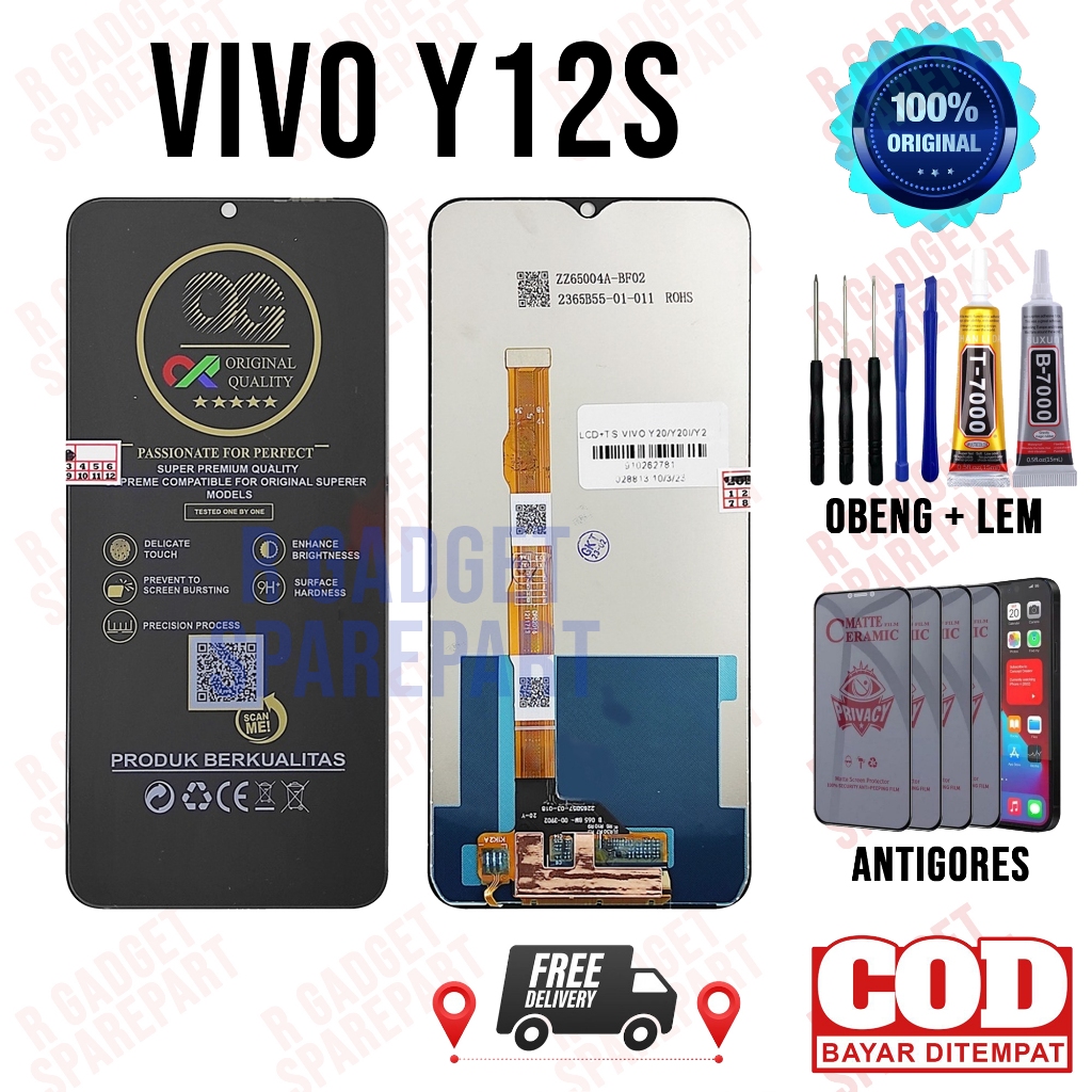 Lcd Vivo Y12S Original OEM Quality Lcd Touchscreen Vivo Y12S Fullset