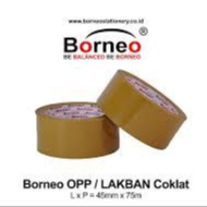 

Isolasi 45 mm Cokelat Lakban Borneo Coklat 75 M Murah Ekonomis