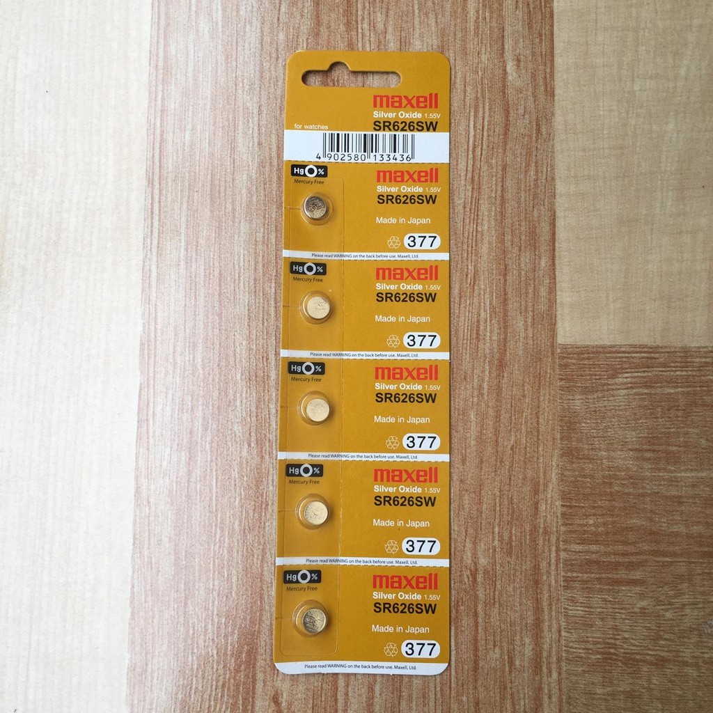 BATERAI MAXELL SR626SW 377 ORIGINAL - BATRE JAM TANGAN SR 626 SW
