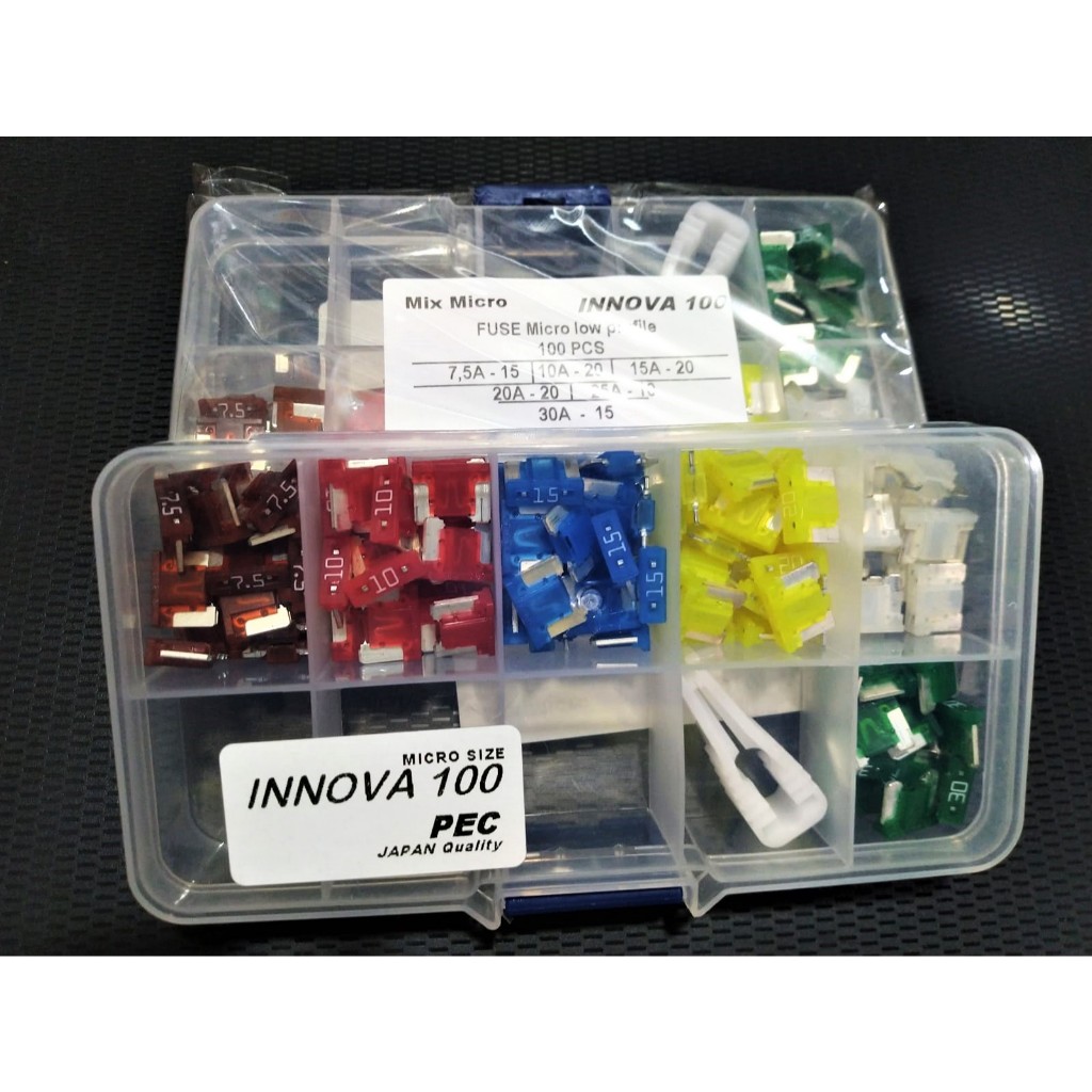 Fuse micro original PEC Japan Sekring Tancap Low Profile MIX paket