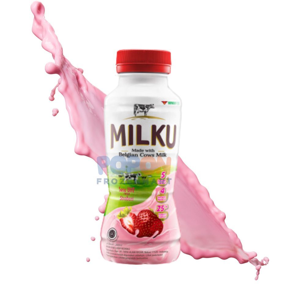 

MILKU SUSU UHT STROBERI 200ML