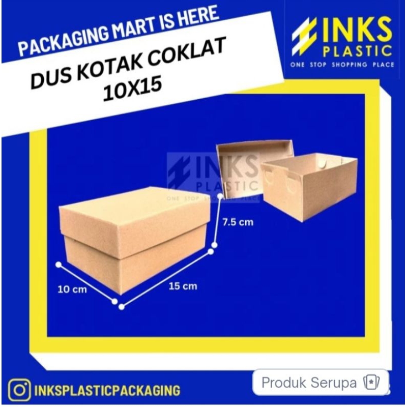 DUS KOTAK 10X15 DUS KOTAK SNACK KUE (25 PCS)
