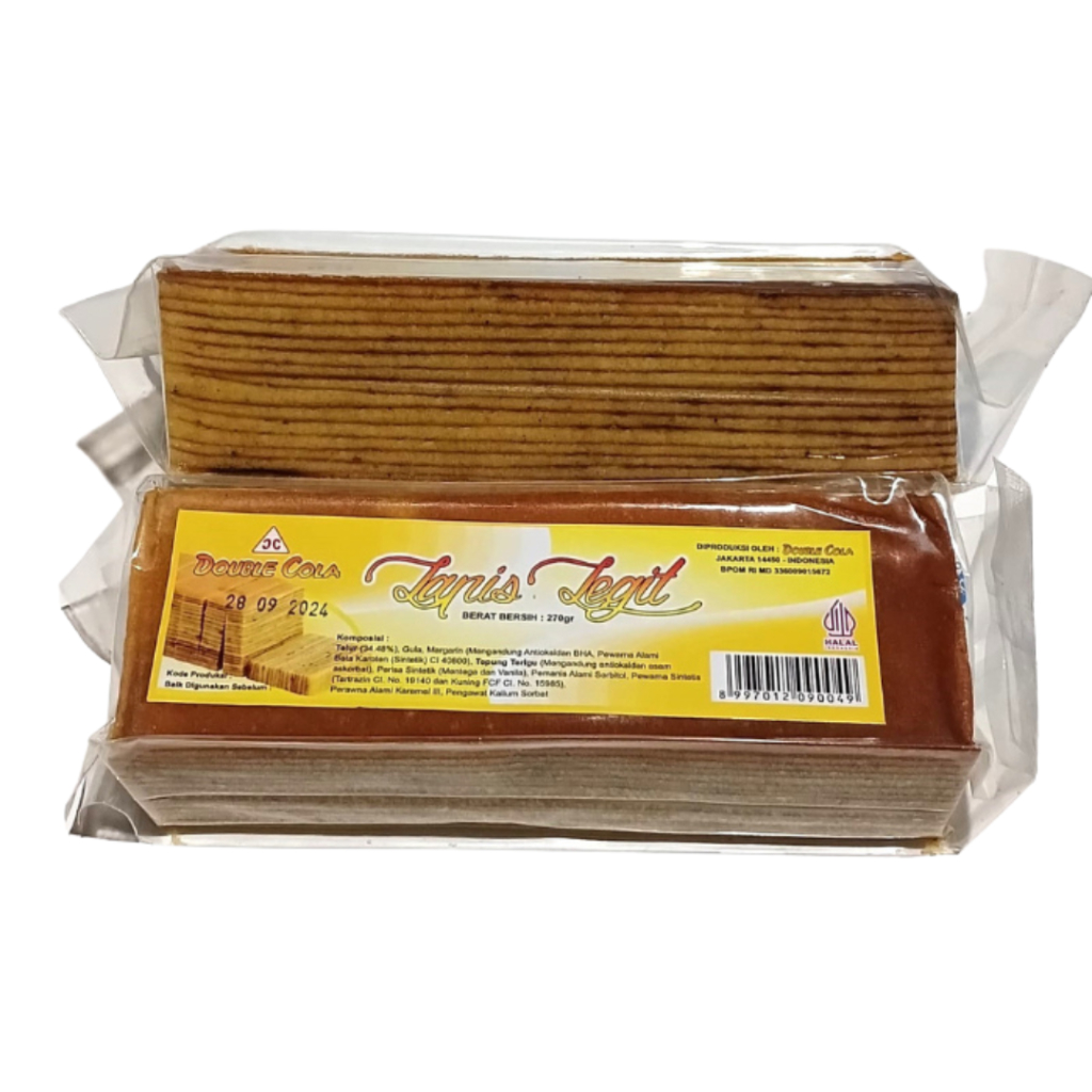 

RB Lapis Legit Spesial Kue Bolu Lebaran 270 gram 2 Rasa Susu dan Coklat