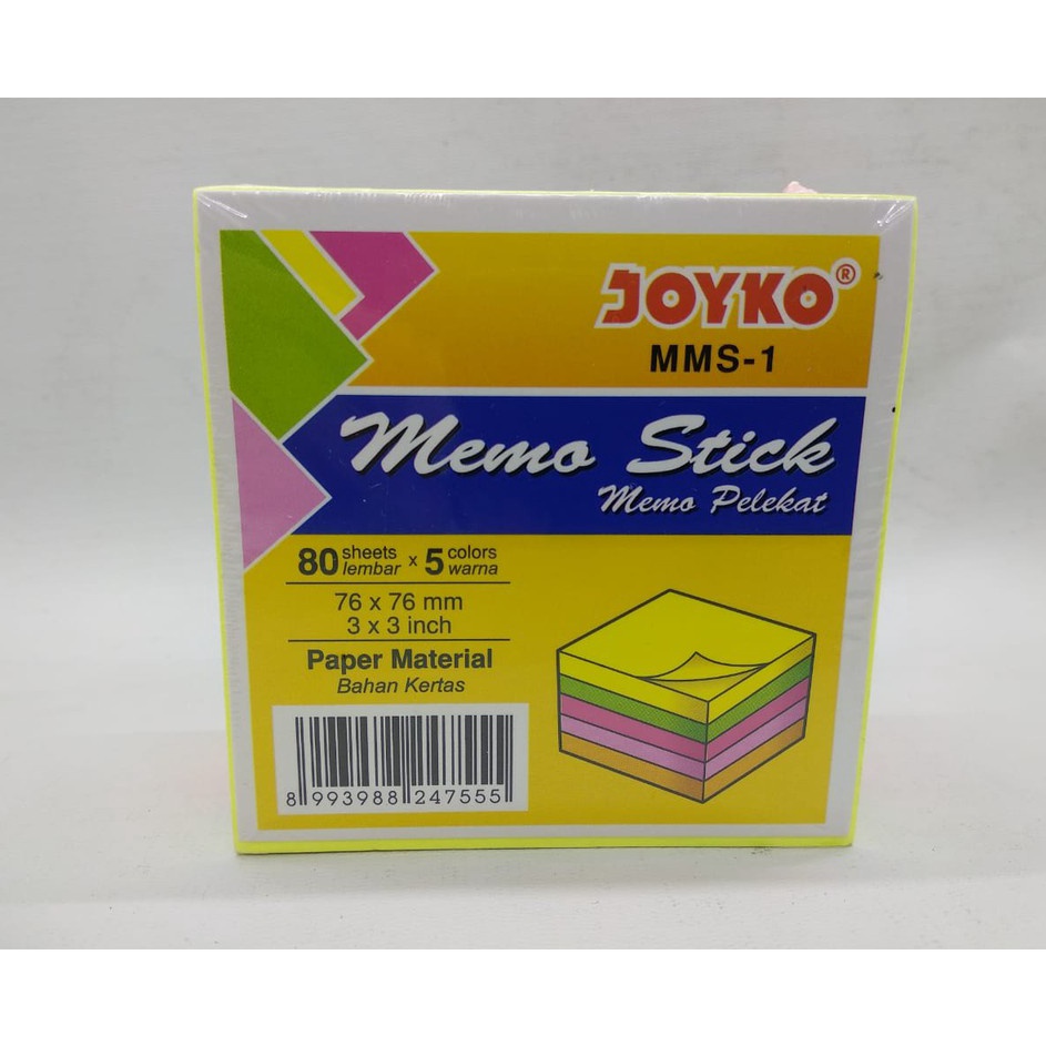 

PROMO TERGILA Memo Stick sedang Memo Pelekat Sticky notes sedang MMS1