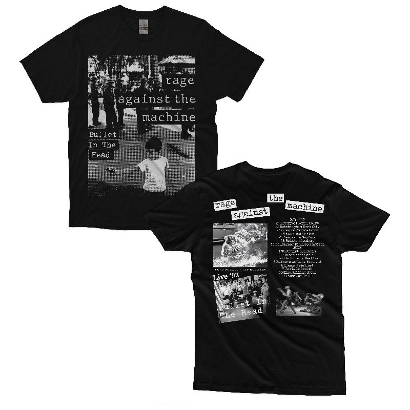 kaos vintage rage against the machine