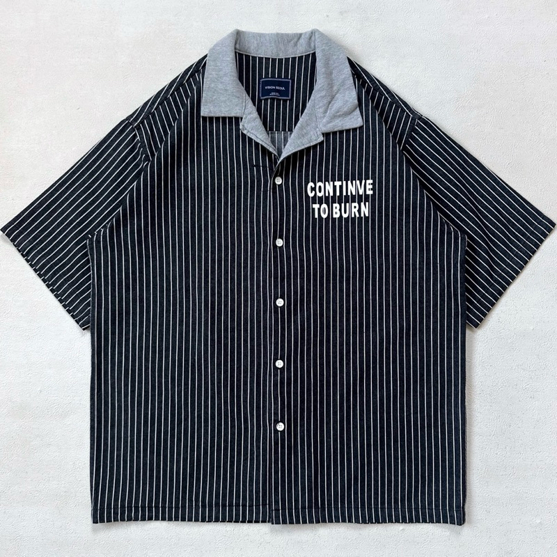 kemeja boxy by VISION SEOUL