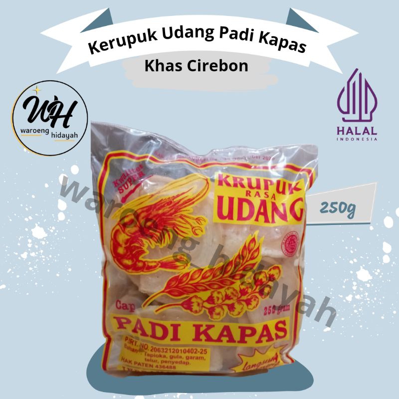 

Kerupuk Udang Padi Kapas sedang 250gram