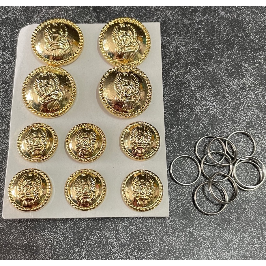 TERJAMIN BAGUS Kancing PDU Ekapaksi TNI AD  Kancing PDU TNI AD Kancing Baju PDU 4