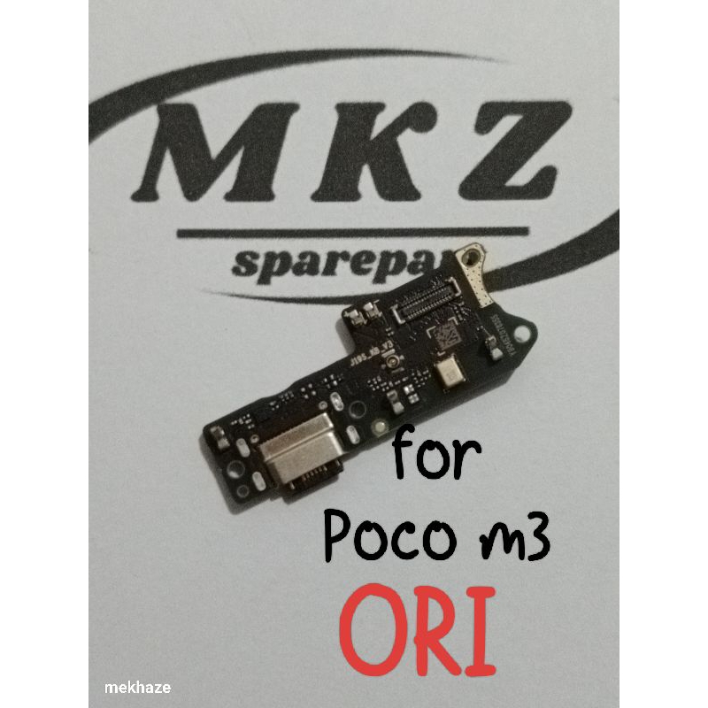 CONNECTOR CHARGER XIAOMI MI POCO M3 ORI +IC PAPAN KONEKTOR CAS PCB BOARD XIAOMI MI POCO M3 ORI +IC
