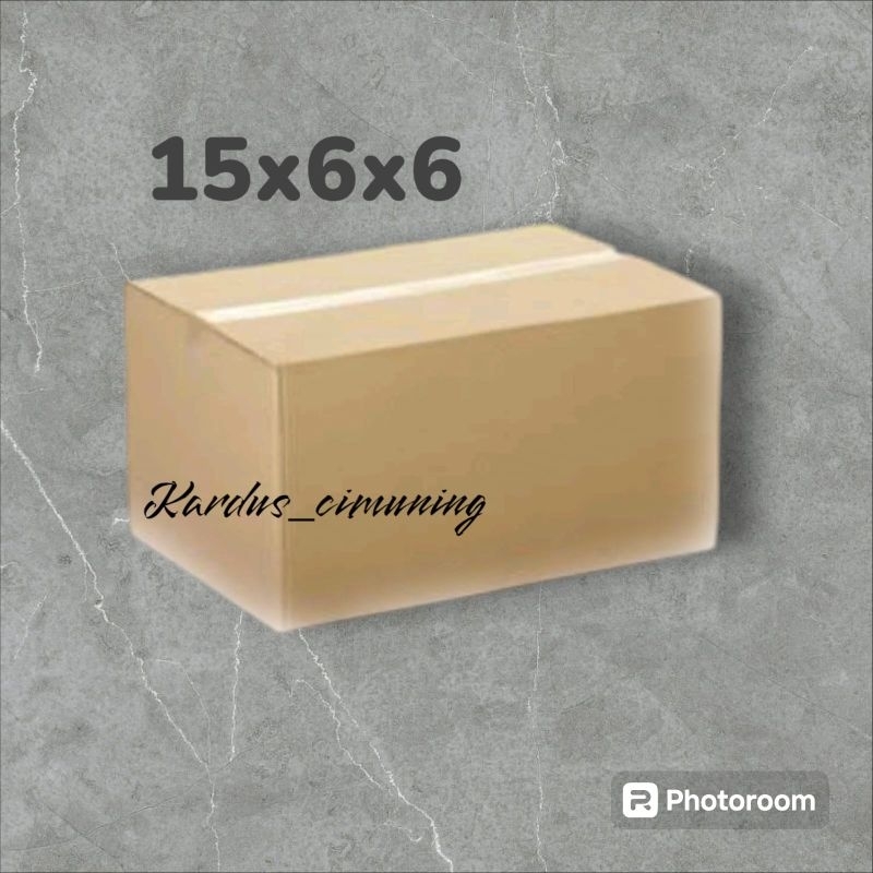 

kardus box packing 15x6x6