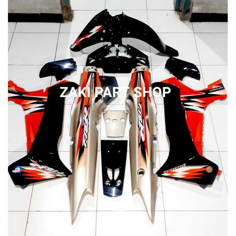 cover body fizr full set halus milenium gold cover body Yamaha f1zr full set halus milenium gold