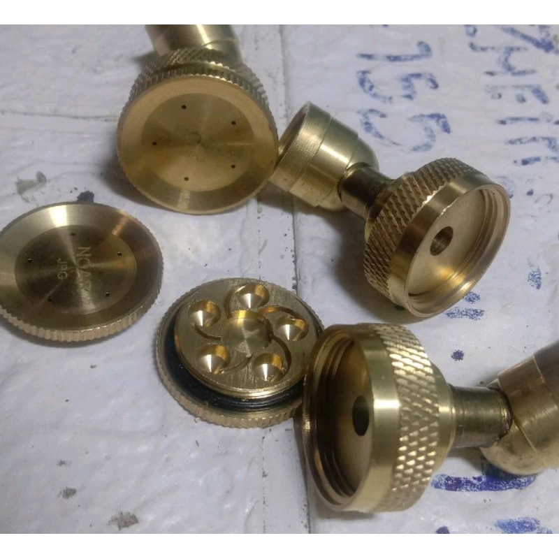 nozzle sprayer lubang 4 bengkok