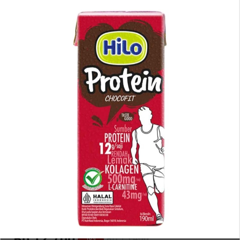 

HiLo Protein Chocofit Susu Cair 190 ml tinggi protein