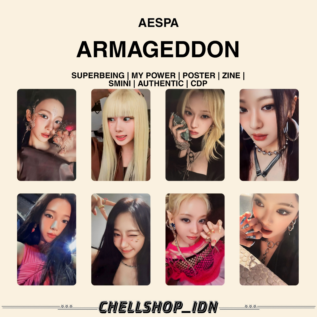 PHOTOCARD AESPA ARMAGEDDON