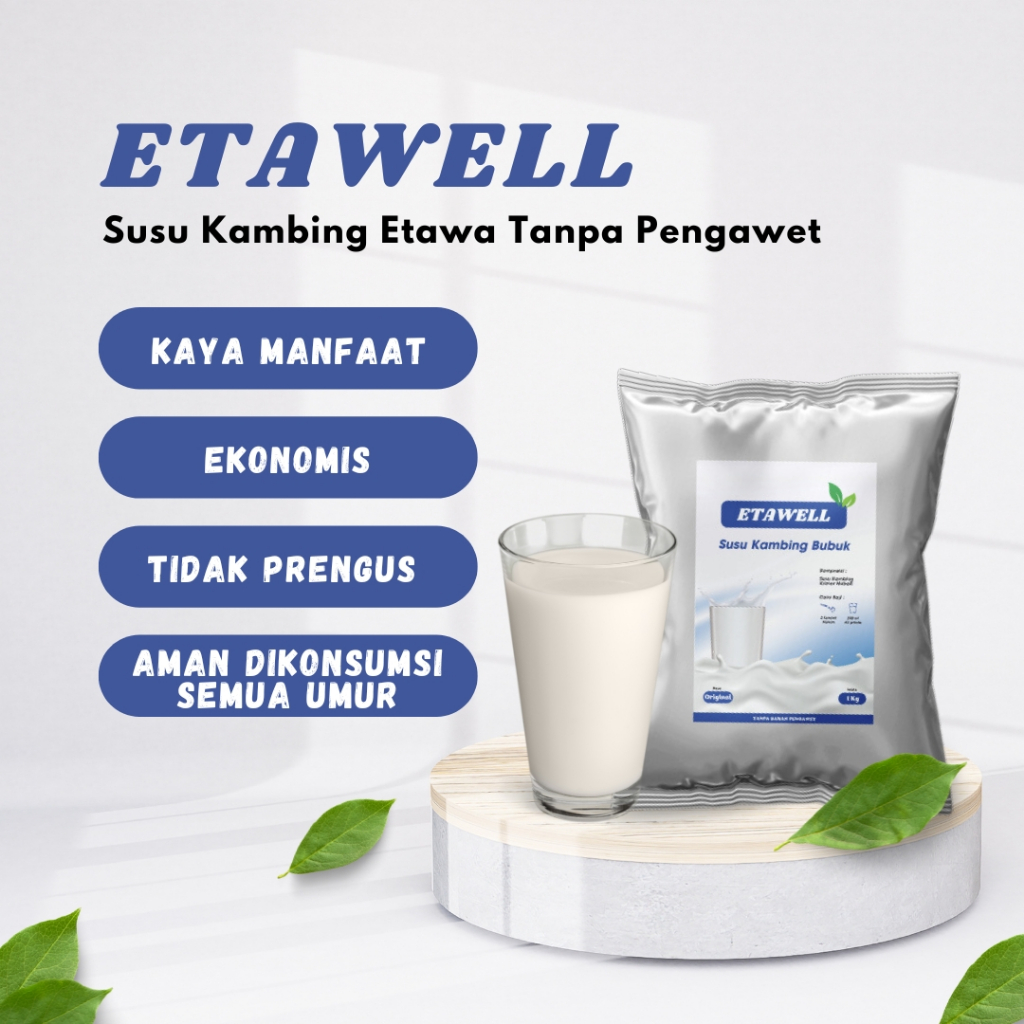 

GRA Etawell - Susu Kambing Bubuk Vanilla 1 Gr