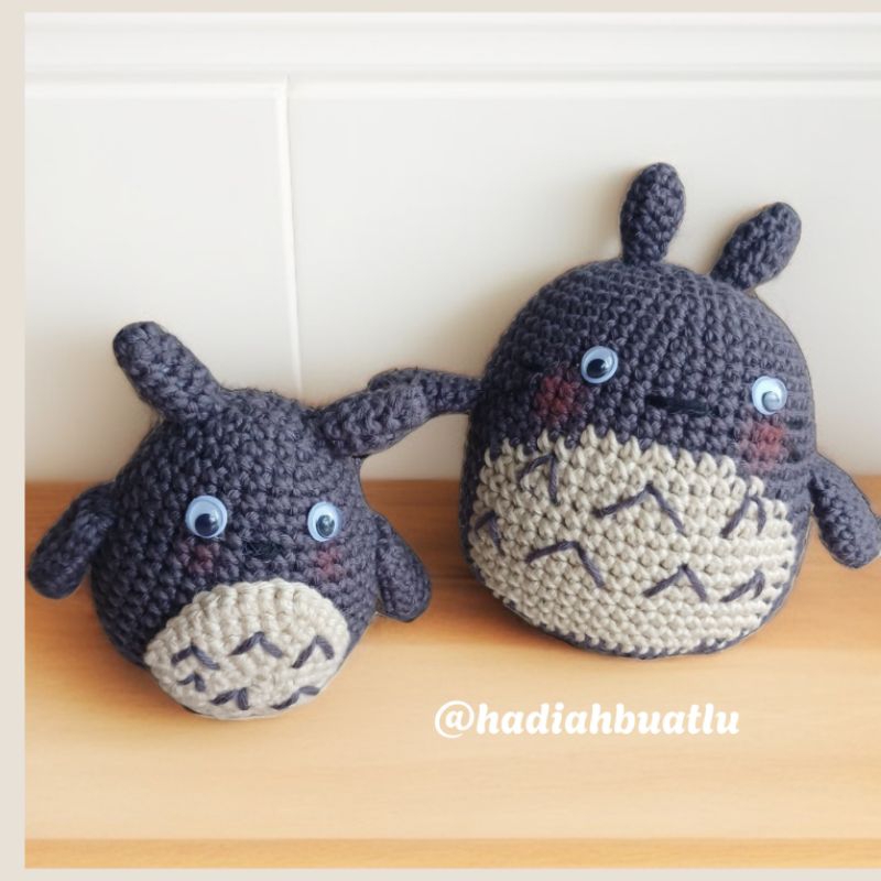 Amigurumi Totoro Keychain || amigurumi keychain || Totoro Keychain || Gantungan Kunci Tororo Rajut